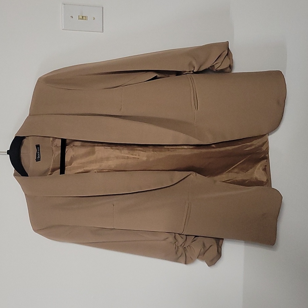 Boohoo Blazer Oversized Camel M